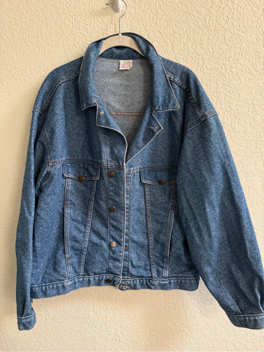 1990s Vintage Brighton Blues Classic Blue Denim Jacket